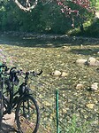 Uitrusten aan rivier