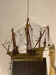 Schip van Columbus in klooster