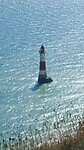 vuurtoren met natte voeten