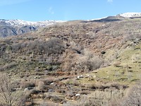Gletsjertoppen Mulhacen (hoogste bergtop)