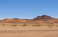 merzouga achter Erg Chebbi