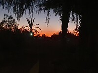 camping rekkam zonsondergang