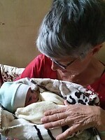 liesbeth met baby