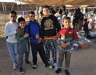 souk M'hamid groepsfoto