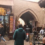 Marrakesh een soukpoort