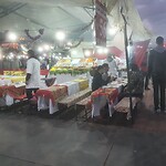 Marrakesh Jemaa el-Fna eet smakelijk