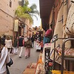 Marrakesh levendige souk