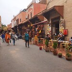Marrakesh souk hoofdstraat