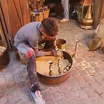 Marrakesh souk koper