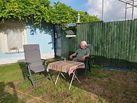 Stadscamping Gyor Op de parkeerplaats