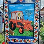 vrolijk kerkhof boer