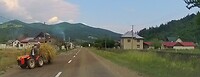onderweg maramures hooi binnen voor de regen