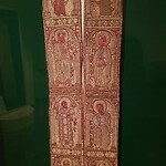 klooster putna detail epitrachelion, halskleed priesters; geschonken door Stefan de Grote in 1469