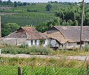 moldavie kleine vervallen huizen