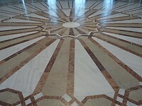parlementsgebouw inlegmarmer