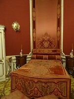 sinaia peles het bed voor de gasten