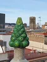 Palau Guell schoorsteen