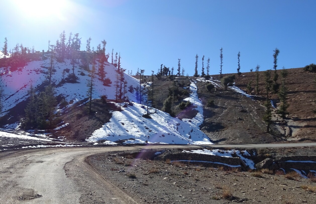 Bevroren piste