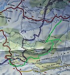 route piste 7313 vanaf boumia