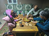 aan tafel