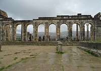 volubilis binnenterrein kathedraal