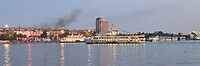 zicht op haven