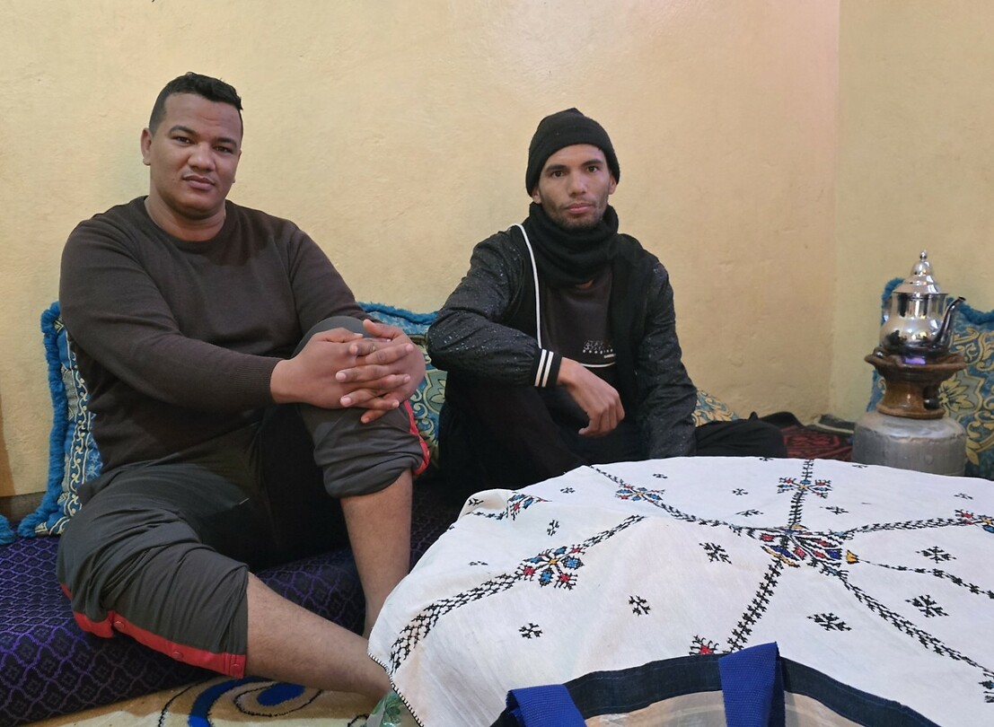 wachten op de thee