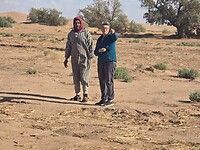 Woestijn Chegaga Liesbeth en Ahmed
