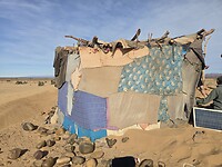 Tent met dakkleden