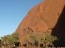 Uluru tijdens wandeltocht