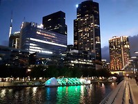 Melbourne by night
