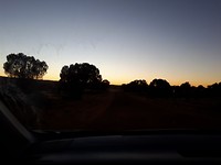 zonsopkomst mereenie loop road