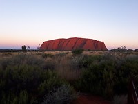 Zonsondergang Uluru