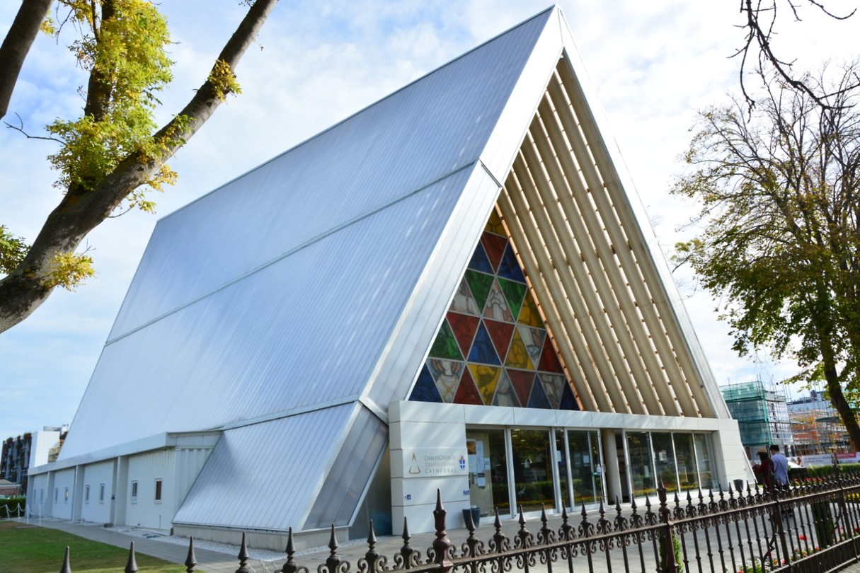 Cardboard cathedral Foto Willem en Dorien in Nieuw Zeeland’s reisblog