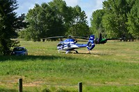 Parkeerplaats voor heli's