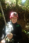 Waitomo: she looks happy....