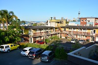 Auckland by day: vanaf ons balkon