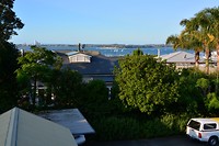 Auckland by day: vanaf ons balkon