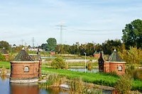 Gebouwtjes bij het wasserwerk