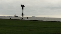 Scheepvaart verkeer op de Elbe
