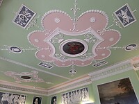 Adams plafond in Mellerstone house