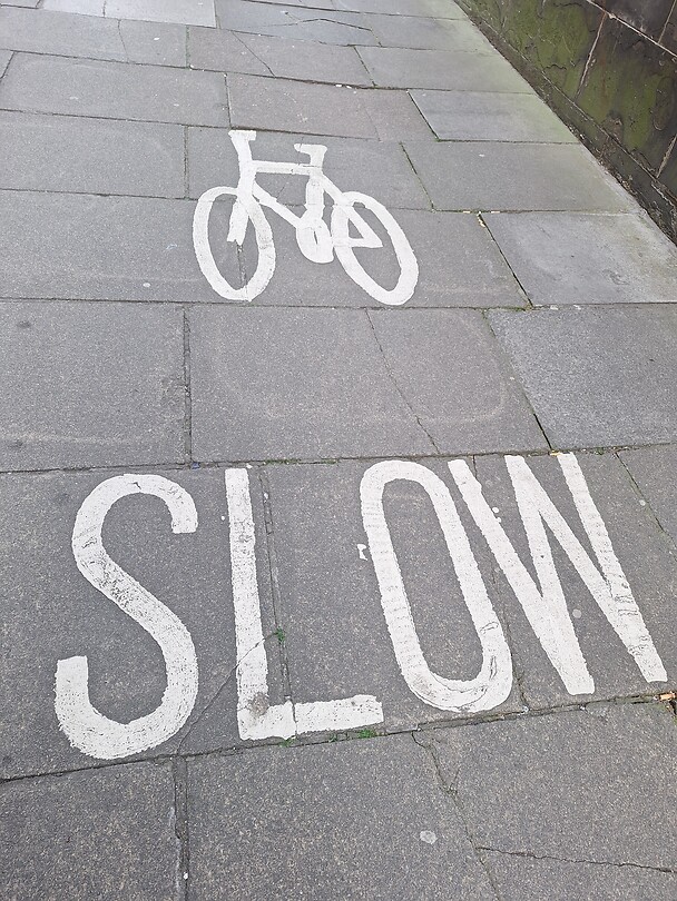 Op het fietspad
