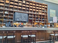 Wijnbar waar we lunchten