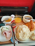 Petit dejeuner in de thalys