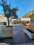 Vlak achter de boulevard
