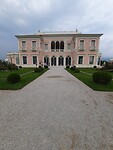 Tuin zicht van de villa