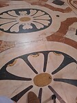 Prachtige vloeren in de chiesa del Gesu