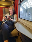 Does in de trein, dat is duidelijk