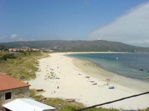 Bij Fisterra, het uitzicht vanuit het hotel