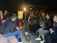 Op bezoek in de 'pub'